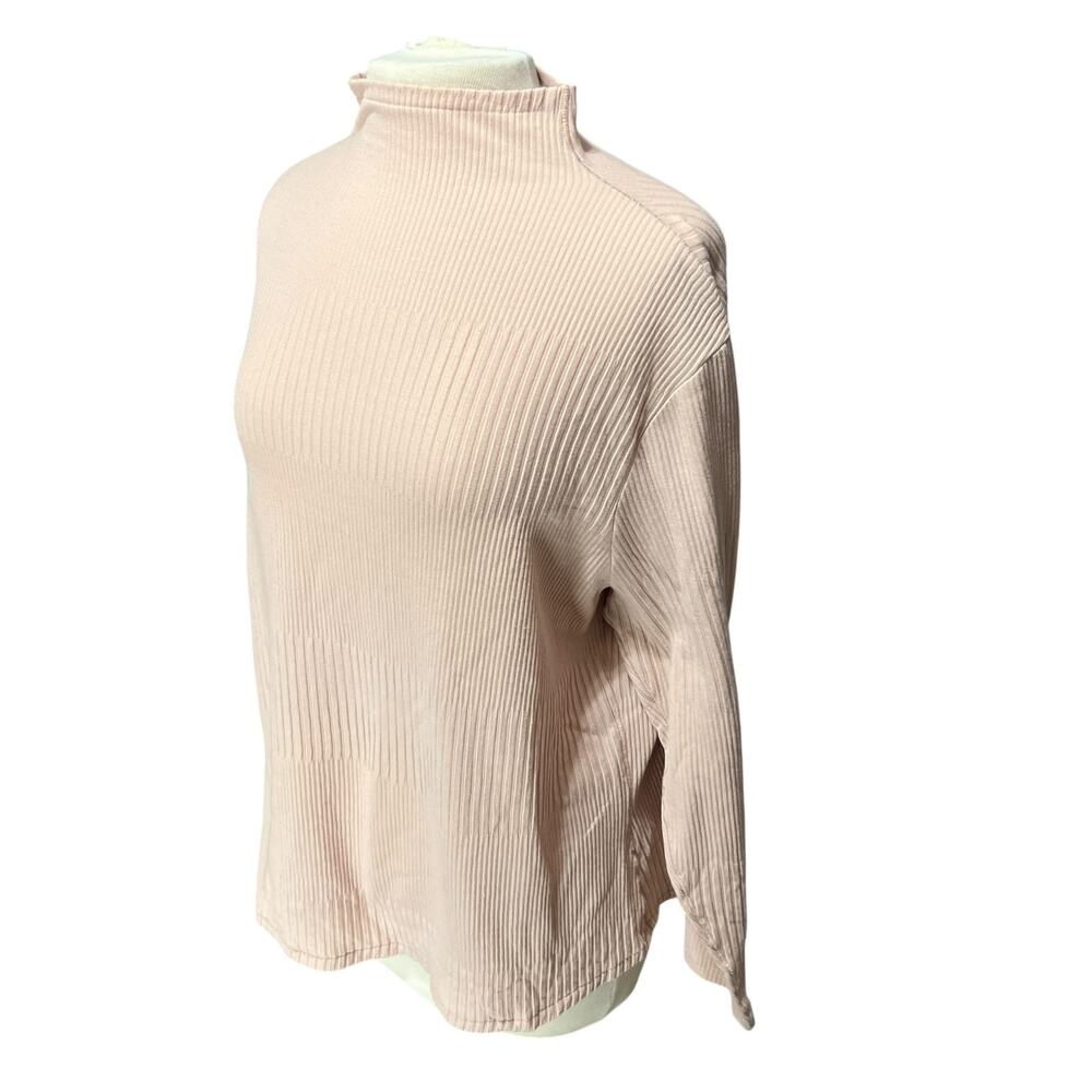 NIKE Womens Yoga Luxe Ribbed Mock Neck Top Sz 2XL Coquette Quietluxury Softgirl - Picture 5 of 11